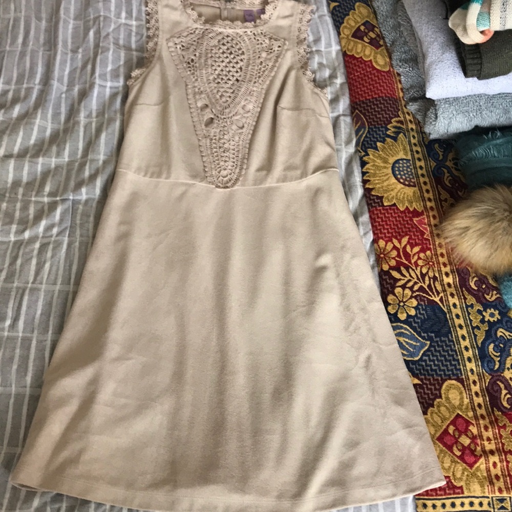 High neck velvet dress